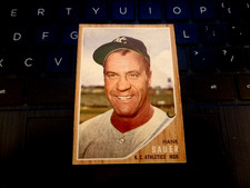1962 Topps Baseball #463 Hank Bauer MGR. Looks Sharp Great Photo but Creased picture