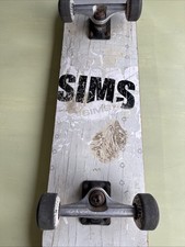VTG SIMS Large Logo Spellout Complete Skateboard 2007 Kevin Staab All Original picture