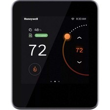 HONEYWELL TC500 Smart Thermostat,Black,Plastic,4 1/2