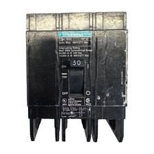 Siemens BQD330 30A 3-Pole 480V Circuit Breaker BQD Type 65kA picture