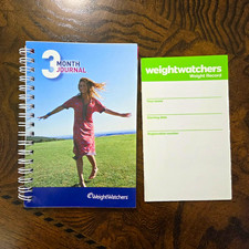 Weight Watchers 3 Month Journal Tracker plus 16 week Weight Record Booklet picture