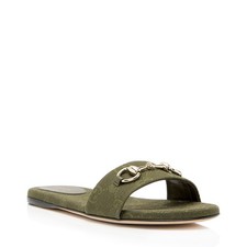 Gucci GG Canvas Horsebit Siaga Slides - Size 7 / 37 picture