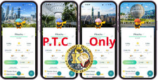 NEW Shiny Pikachu — PokéXciting Location Background—P.T.C 20k—Digital picture