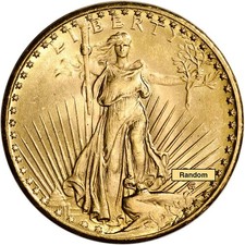 US Gold $20 Saint-Gaudens Double Eagle - Brilliant Uncirculated - Random Date picture