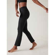 Athleta Transcend Stash Straight Crop Leggings Blue Grey High Rise Size S 533618 picture