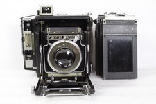 Vintage Graflex Speed Graphic 2 1/4 X 3 1/4 camera & Kodak 107mm/f1:3.7 Ektar  picture