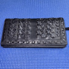 Vintage Isabella Fiore black leather wallet 7.5