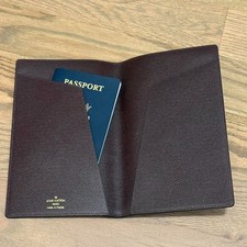 Vintage Louis Vuitton Leather Document Passport Holders Set of 2 Authentic picture