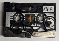 VTG 1984 Transformers G1 Ravage Black Cassette Tape  picture