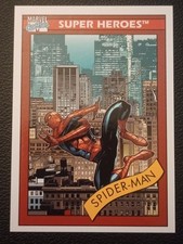 2013 Marvel Fleer Retro 1990 Marvel Universe Impel #20 Spider-Man picture
