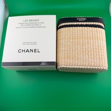 Chanel Beaute GWP LES BEIGES Woven/Straw Summer Cosmetic Bag 2026 picture