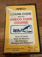 Learn Morse Code with Ameco Code Course - How to Send & Receive - Cassette. NEW picture