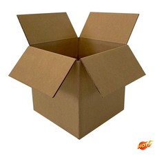 Pack of 10 Cube Corrugated Boxes 24