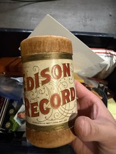 Vintage Edison 2-Minute Wax Cylinder Record 