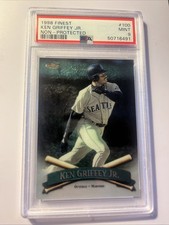 1998 Finest Ken Griffey Jr. (non -protected) PSA 9 picture