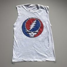 Vintage 1970s Grateful Dead Steal Your Face T-Shirt “stealie” 70s Band Tee Rate picture