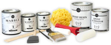 Giani White Marble Epoxy Countertop Small Project Kit DIY Paint Finish picture