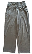 Athleta Gray Seasoft Wide Leg Lounge Pants Modal Blend Travel Women's Sz Medium picture