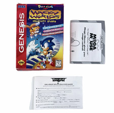 Sega Club Wacky Worlds Creativity Studio Genesis Game Box and Inserts - No Game picture
