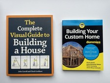 Home Building Book Lot 2 Custom Home for Dummies Complete Visual Guide picture