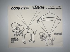 VINTAGE Jetsons Production Model Sheets 80s Animation Cartoons J41 picture