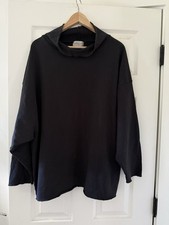 Honeydove Honey Dove Vintage XXL 2XL Black Pullover Sweatshirt NWOT Mock Neck picture
