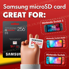 Samsung P9 Express Gaming microSD Card 256GB microSDXC for Switch 2 Switch OLED picture