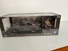 1/18 SOLIDO 2024 PORSCHE 911 W/RWB BODY KIT AND NAKAI FIGURE-PRIMER GRAY-FLAW picture