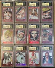 CGC 10 PRISTINE One Piece Film Red Premium Card Collection Set of (12) picture