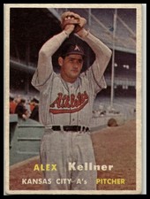 1957 Topps #280 Alex Kellner picture