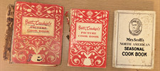 2 Vintage 1950 Betty Crocker's Picture Cookbook s & 1924 Mrs. Scott's Cook Book picture