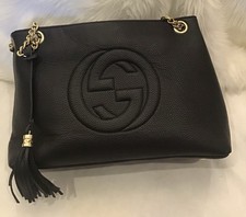 GG black Leather Bag picture