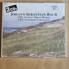 Johann Sebastian Bach - Famous Organ Works and Goldberg variations, 2 CD set NEW picture