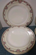 Vintage Fine China Heinrich H&C Selb Bavaria 4 Dinner Plates 4 Salad Plates picture