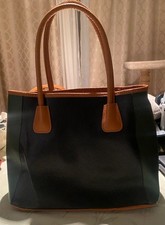 ￼Nieman Marcus Large Tri-color Tote Bag picture
