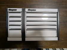 Snap On White Vintage Mini Toolbox And Side Chest picture