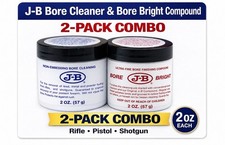 Brownells J-B Bore Cleaner & Bore Bright 2-Pack Gun Barrel Cleaning Compound 2oz picture