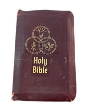 Vintage 1952 Catholic Layman’s Holy Bible John P O’Connell Catholic Press picture