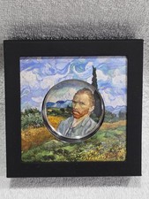 2022 Cook Islands Masters Of Art: Vincent Van Gogh 2 Oz UHR Colorized Proof Coin picture