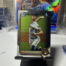 Jacob Misiorowski 2022 Bowman Draft Chrome 1 Bowman Rookie #BDC-132 Brewers picture