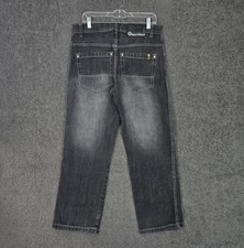 Vintage Southpole Jeans Mens 34x28 Black Gray Fade Skate Streetwear Y2K 2000s picture