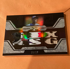 2008 Topps Triple Threads - Alfonso Soriano Six Sig TTR-27 Cubs Relic /27 picture