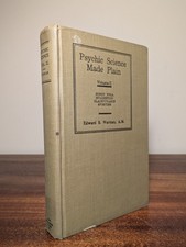 Psychic Science Made Plain Volume II - Edward B. Warman - Very Good 1914 HC  picture