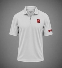 UNIQLO RF Roger Federer  Polo White Shirt  2026 Wimbledon Tennis Hall of Fame L picture