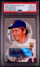 Tom Seaver Auto 2005 Topps Auto 10 PSA picture