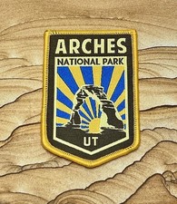 Arches National Park Utah Mountains Sew-on Moab hiking outdoor Embroidered Patch picture