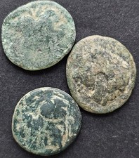 Ancient Greek coins. Lot of 3 coins picture