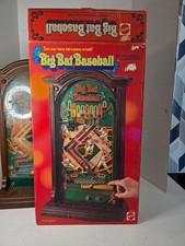 Vintage 1974 Mattel Big Bat Baseball Mechanical Pinball Game - Works Great picture