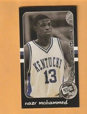 Nazr Mohammed Kentucky Wildcats 1998 Press Pass Double Threat Retros #R23 picture