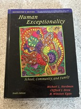 Human Exceptionality School, Community, and Family, 2011 by M. Winston Egan picture